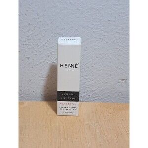 Henné Organics Luxury Lip Tint Moisturizing Sheer Natural Color Blissful .15oz